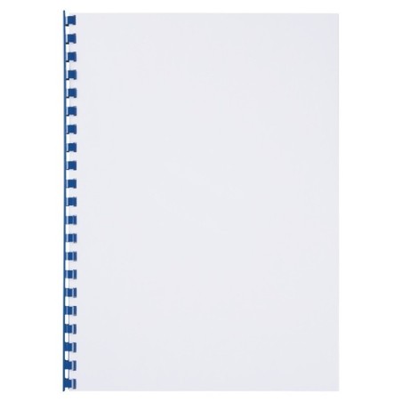 Argola Plástico GBC CombBind 10,0mm 4028235 Redonda Cx.100 Azul