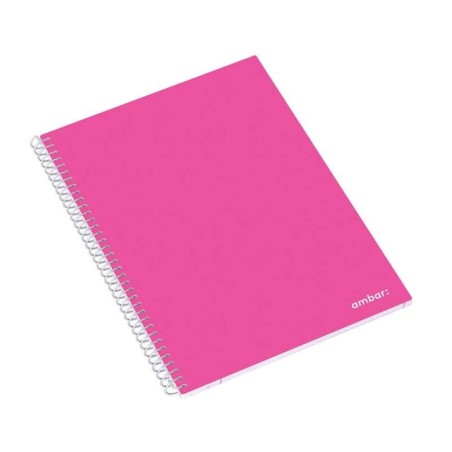 Caderno de Espiral A5 Ambar School Capa Mole 80 Folhas Pautado