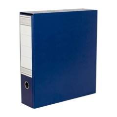 Pasta de Arquivo 80V L/80mm A4 com Caixa Azul