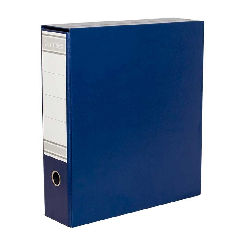 Pasta de Arquivo 80V L/80mm A4 com Caixa Azul