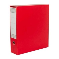 Pasta de Arquivo 80V L/80mm A4 com Caixa Vermelho