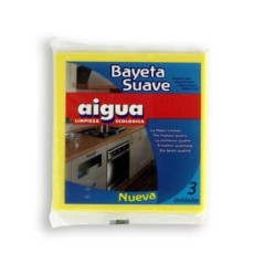 Pano de Limpeza Multiusos 40x38cm Amarelo Emb.3