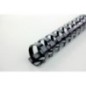 Argola Plástico GBC CombBind 12,0mm 4028177 Redonda Cx.100 Preto