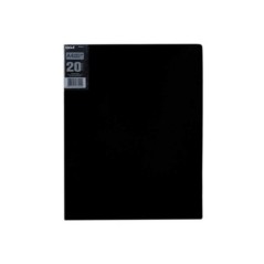 Pasta Catálogo Eagle 9002AK-PL A4 PP 20 Bolsas Preto