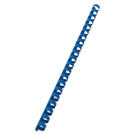 Argola Plástico GBC CombBind 12,0mm 4028237 Redonda Cx.100 Azul