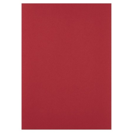 Capa de Encadernação GBC A4 250g LinenWeave CE050030 Emb.100 Vermelho