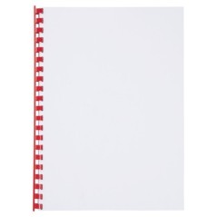 Argola Plástico GBC CombBind 12,0mm 4028217 Redonda Cx.100 Vermelho