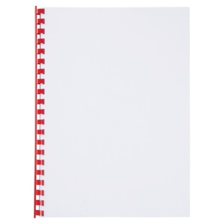Argola Plástico GBC CombBind 12,0mm 4028217 Redonda Cx.100 Vermelho