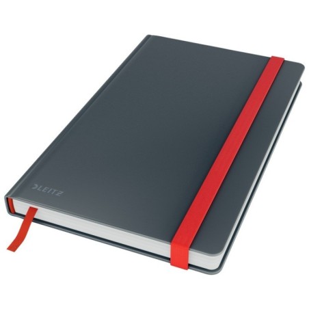 Notebook Leitz Cosy 4454-00-89 A5 80 Folhas 100g Quadriculado Cinzento