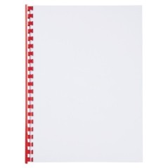 Argola Plástico GBC CombBind 14,0mm 4028218 Redonda Cx.100 Vermelho
