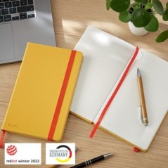 Notebook Leitz Cosy 4481-00-19 A5 80 Folhas 100g Pautado Amarelo