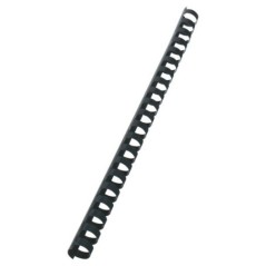 Argola Plástico GBC CombBind 16,0mm 4028600 Redonda Cx.100 Preto