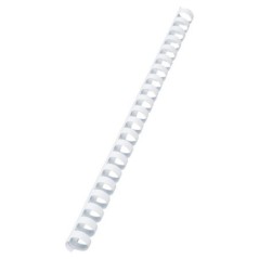 Argola Plástico GBC CombBind 16,0mm 4028610 Redonda Cx.100 Branco