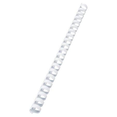 Argola Plástico GBC CombBind 16,0mm 4028610 Redonda Cx.100 Branco