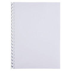Argola Plástico GBC CombBind 16,0mm 4028610 Redonda Cx.100 Branco