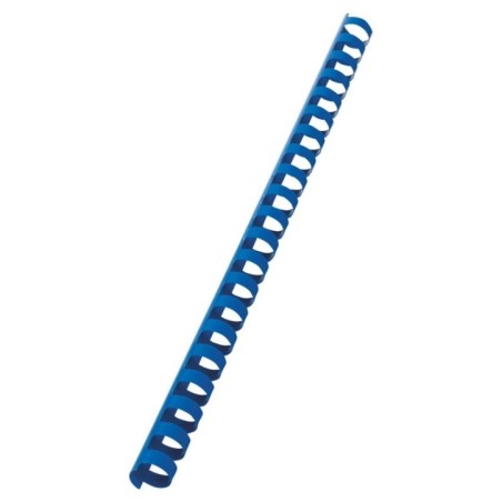 Argola Plástico GBC CombBind 16,0mm 4028620 Redonda Cx.100 Azul
