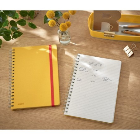 Caderno de Espiral Leitz Cosy 4527-00-19 B5 80F 100g Pautado Amarelo