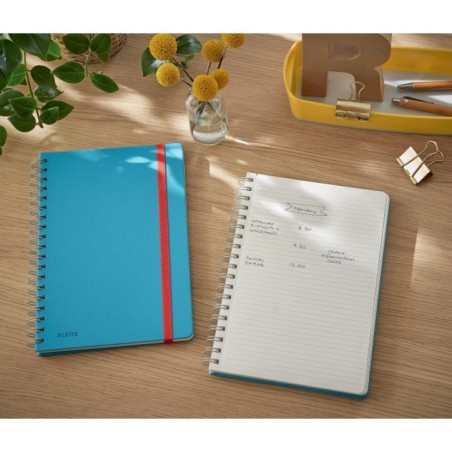 Caderno de Espiral Leitz Cosy 4527-00-61 B5 80F 100g Pautado Azul