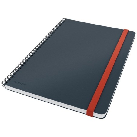Caderno de Espiral Leitz Cosy 4527-00-89 B5 80F 100g Pautado Cinzento