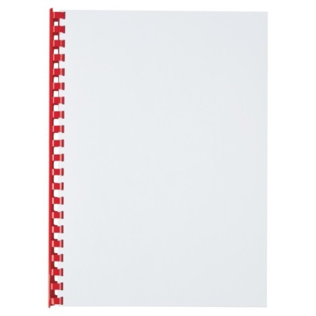 Argola Plástico GBC CombBind 16,0mm 4028660 Redonda Cx.100 Vermelho