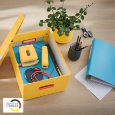 Caixa de Arrumação Leitz Cosy Click & Store 5348-00-19 A4 Amarelo