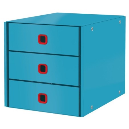 Bloco de 3 Gavetas Leitz Cosy Click & Store 5368-00-61 A4 Azul