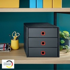 Bloco de 3 Gavetas Leitz Cosy Click & Store 5368-00-89 A4 Cinzento