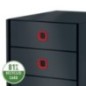 Bloco de 3 Gavetas Leitz Cosy Click & Store 5368-00-89 A4 Cinzento