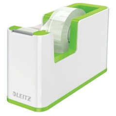 Desenrolador de Fita Adesiva Leitz WOW 5364-10-54 (33) Branco/Verde