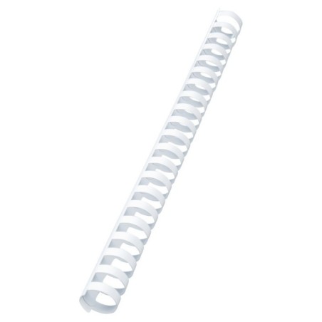 Argola Plástico GBC CombBind 22,0mm 4028612 Redonda Cx.100 Branco
