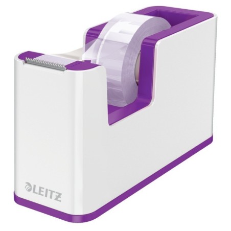 Desenrolador de Fita Adesiva Leitz WOW 5364-10-62 (33) Branco/Violeta