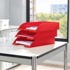 Tabuleiro de Secretária Leitz WOW 5226-30-26 A4 PS Vermelho