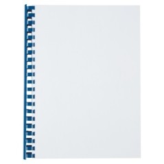 Argola Plástico GBC CombBind 22,0mm 4028622 Redonda Cx.100 Azul