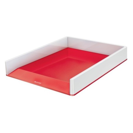 Tabuleiro de Secretária Leitz WOW 5361-10-26 A4+ PS Branco/Vermelho