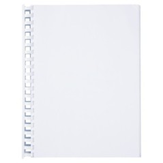 Argola Plástico GBC CombBind 25,0mm 4028202 Redonda Cx.50 Branco