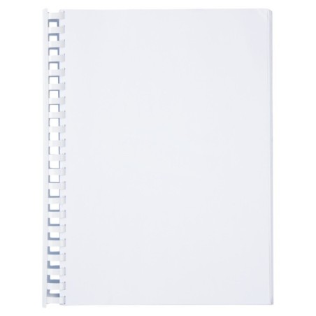 Argola Plástico GBC CombBind 25,0mm 4028202 Redonda Cx.50 Branco