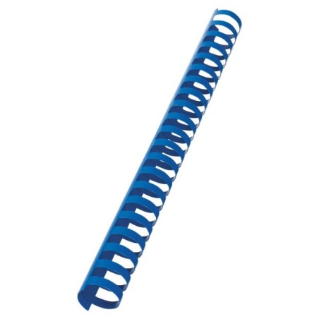 Argola Plástico GBC CombBind 25,0mm 4028242 Redonda Cx.50 Azul
