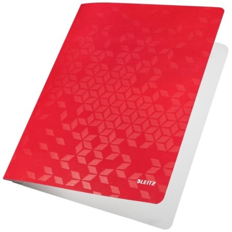 Capa Dossier Leitz WOW 3001-01-26 A4 Cartolina 300g Vermelho