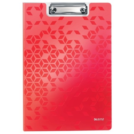 Capa Bloco Leitz WOW 4199-01-26 A4 Miniclip Superior Vermelho