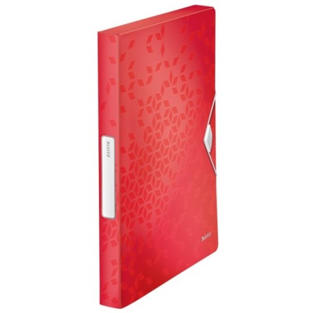 Pasta de Elásticos Leitz WOW 4629-00-26 A4 PP L30mm Vermelho