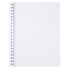 Argola Plástico GBC CombBind 28,0mm 4028203 Redonda Cx.50 Branco