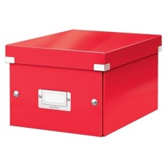 Caixa de Arrumação Leitz WOW Click & Store 6043-00-26 A5 Vermelho