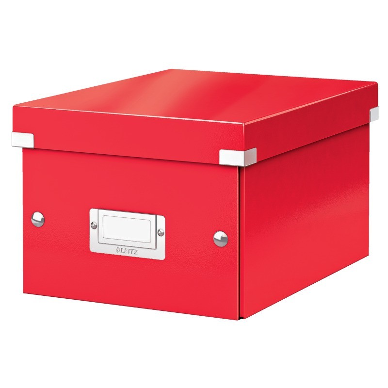 Caixa de Arrumação Leitz WOW Click & Store 6043-00-26 A5 Vermelho