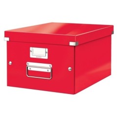 Caixa de Arrumação Leitz WOW Click & Store 6044-00-26 A4 Vermelho