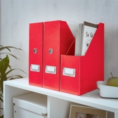 Porta Revistas Leitz WOW Click & Store 6047-00-26 A4 PP Vermelho