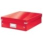 Caixa de Arrumação Leitz WOW Click & Store 6058-00-26 Vermelho