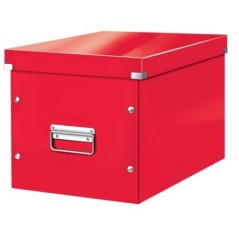 Caixa de Arrumação Leitz WOW Click & Store 6108-00-26 Cube Vermelho