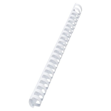 Argola Plástico GBC CombBind 32,0mm 4028204 Oval Cx.50 Branco