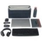 Mala de Trabalho Leitz Hot-Desking 6444-00-89 Cinzento Veludo