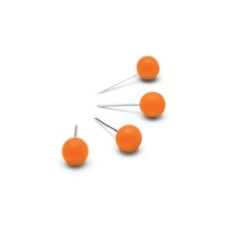 Alfinetes Sinalização Nobo 1905329 6mmØ Cx.100 Laranja